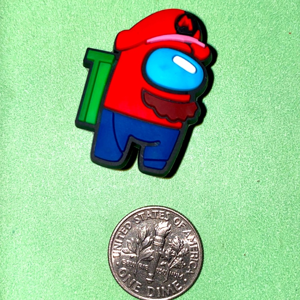 (10 for $15) Among Us Super Mario Nintendo Crocs Shoe Charms